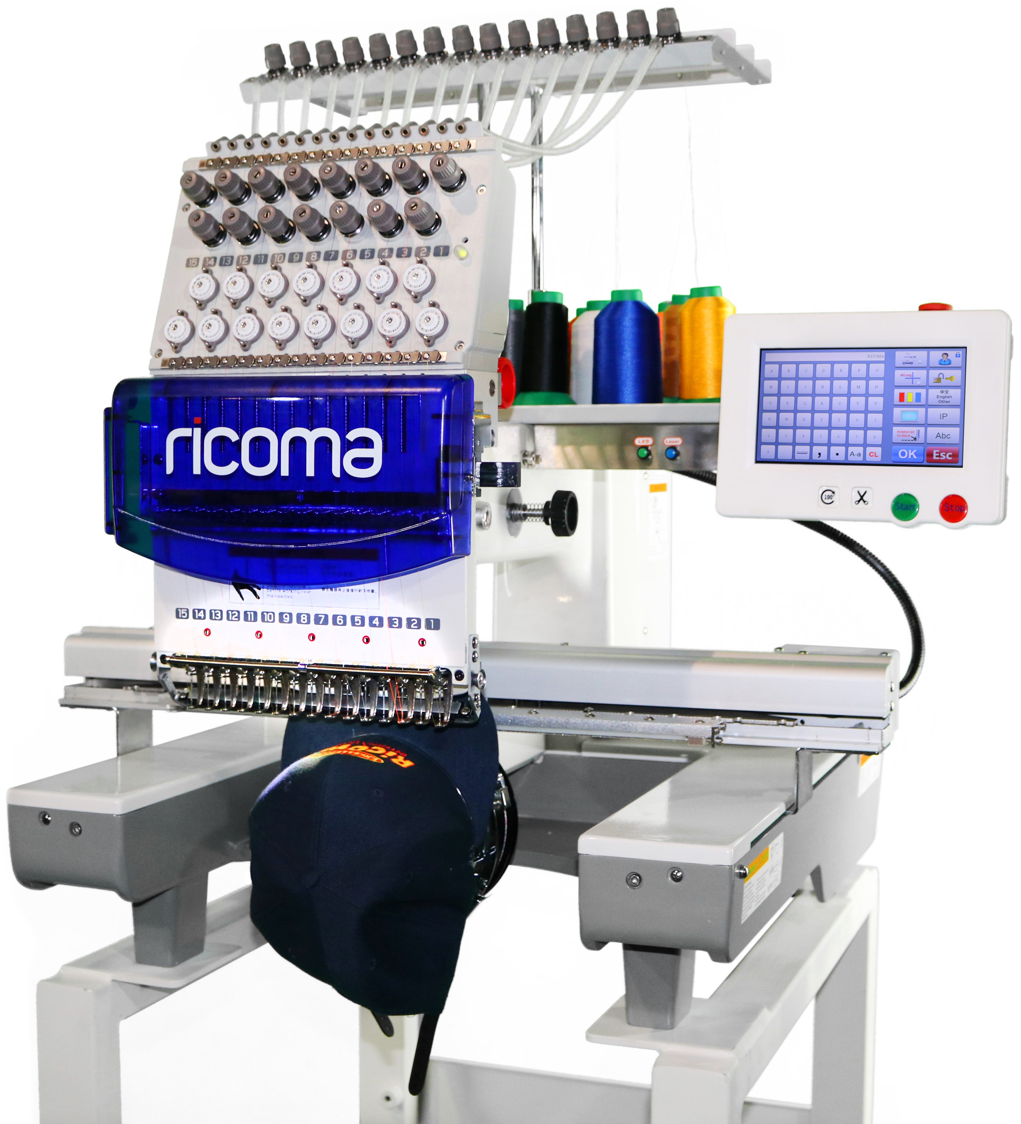 Stickereibedarf - Ricoma,embroidery machine,industrial embroidery