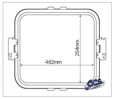 MightyHoop - Rahmen 245x480mm (10x19")