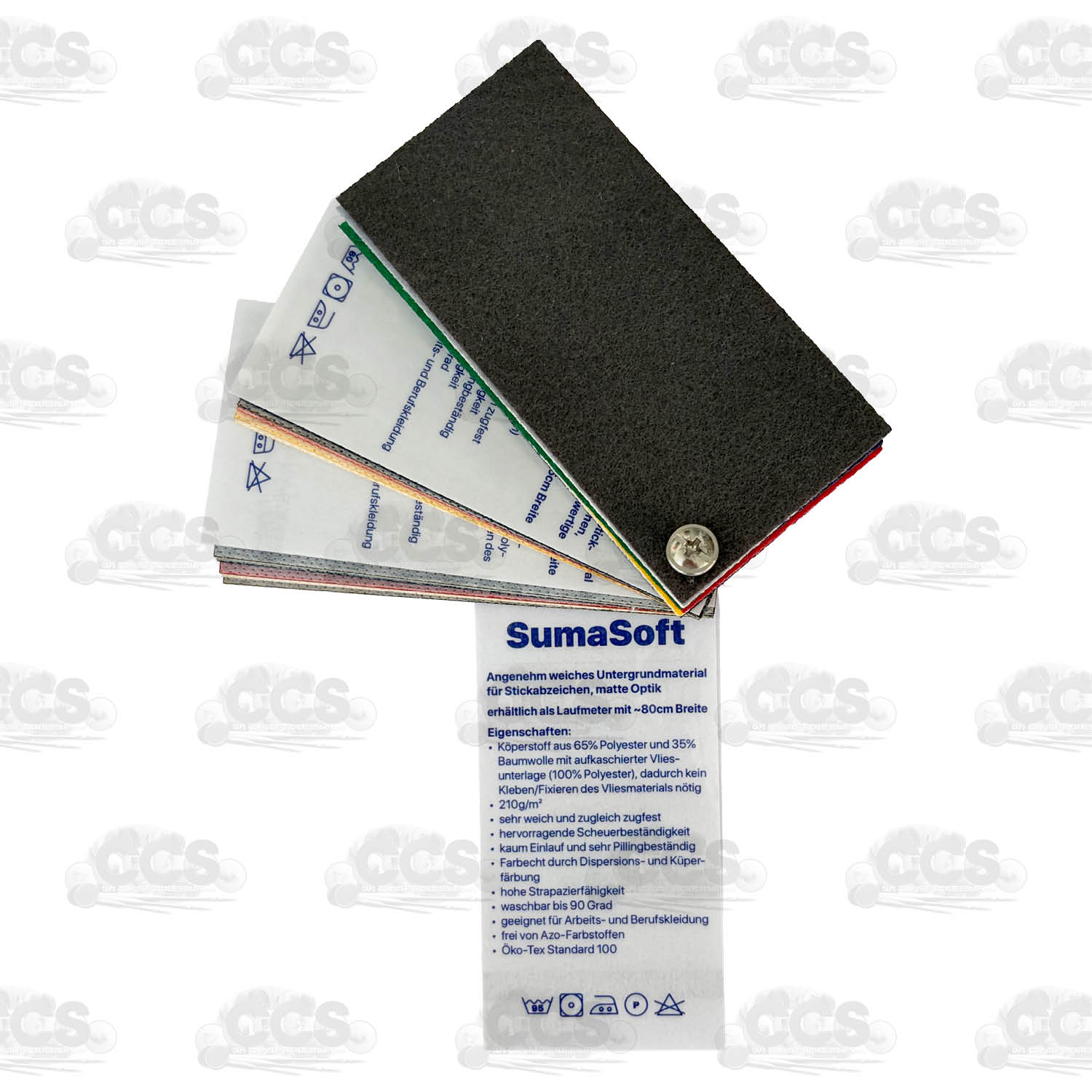 Farbfächer SumaSoft, SumaSoftG und Filz