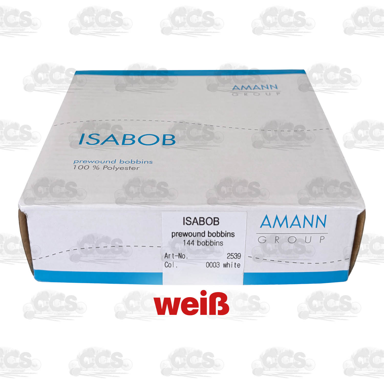 Amann Bobbins 144 vorgespulte Unterfaden-Spulen Stickgarn