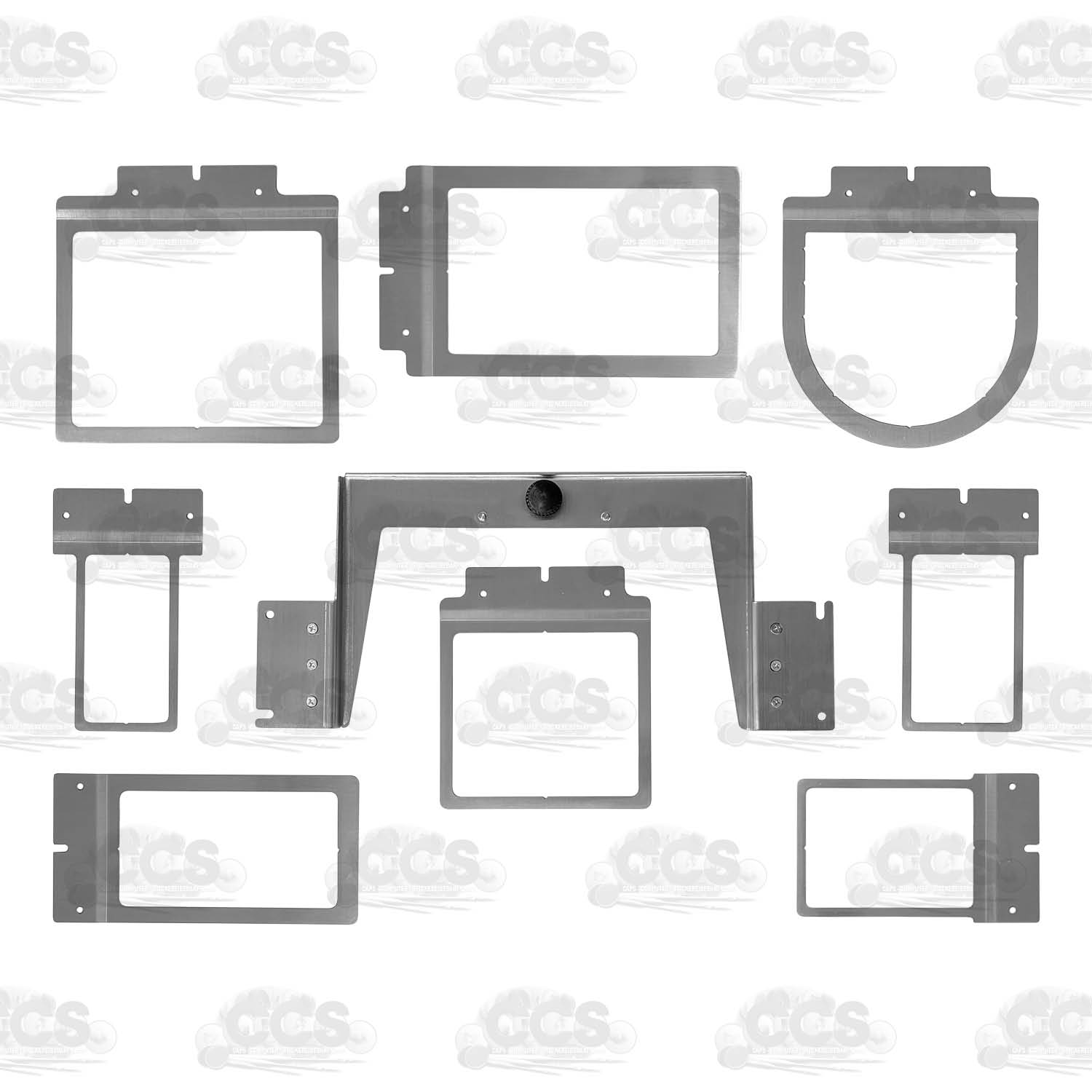 Flat-8 Kleberahmen - für Embrix Mini / Ricoma EM-1010 / Brother PR Serie