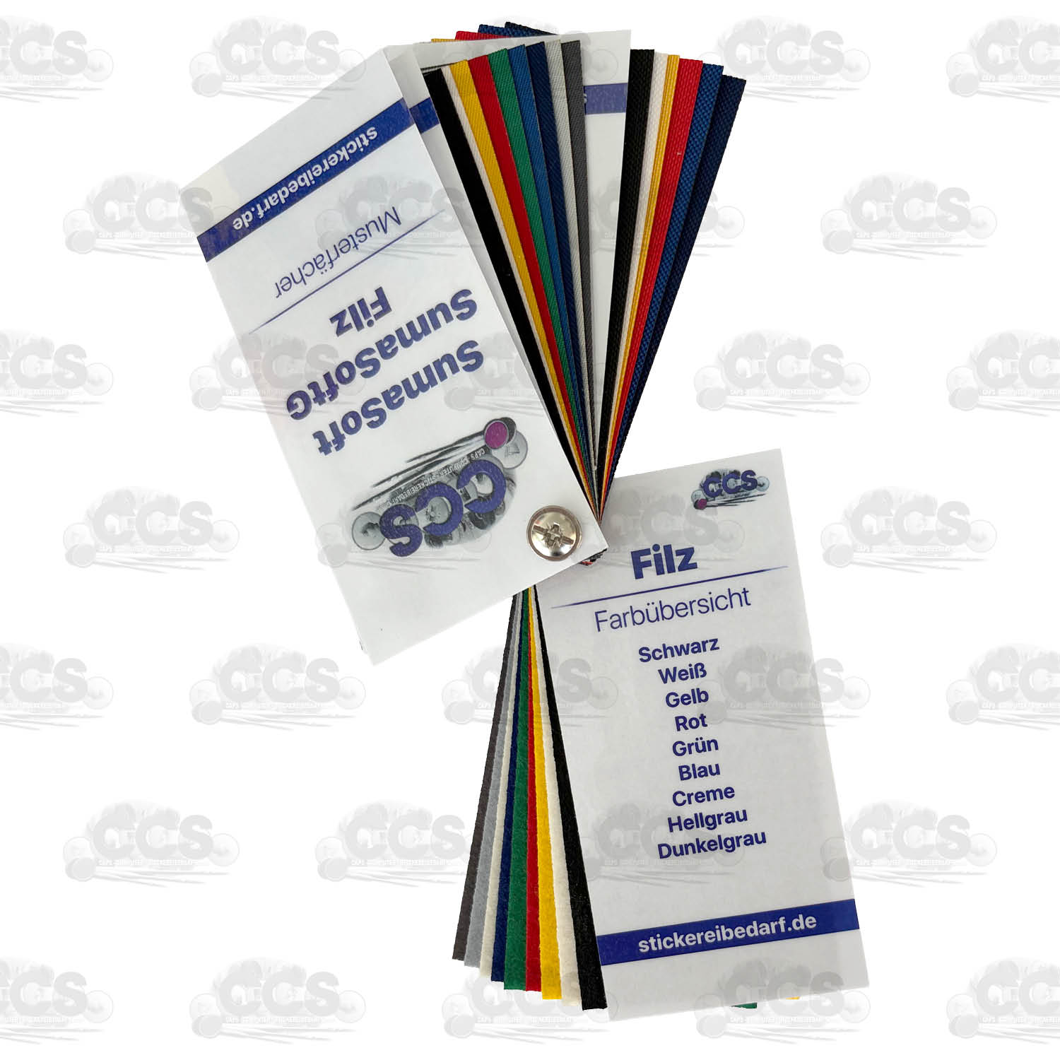 Farbfächer SumaSoft, SumaSoftG und Filz